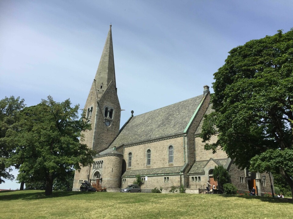 Idylliske Vålerenga kirke. Foto: Kjersti Opstad
