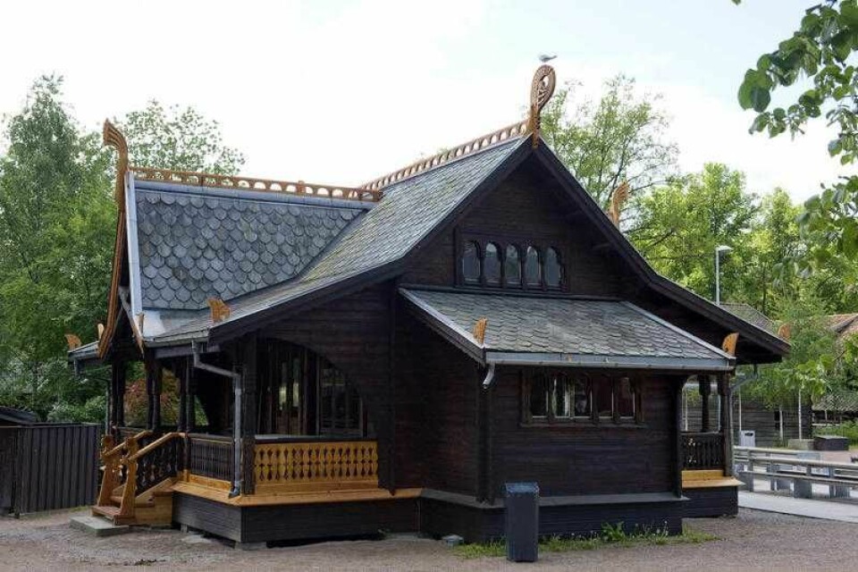 På Folkemuseet kan du se en ventehall fra Piperviken i Oslo. Foto: Anne-Lise Reinsfelt