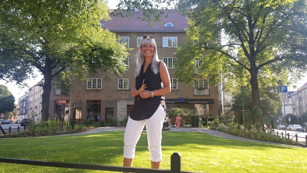 Angela Amoroso og miniparken Lille Jacob. Takket være først og fremst Amoroso og tidligere slottsgartner Tor Smaaland er parken rustet opp til fordums stolthet. Foto: Tarjei Kidd Olsen Angela Amoroso og miniparken Lille Jacob. Takket være først og fremst Amoroso og tidligere slottsgartner Tor Smaaland er parken rustet opp til fordums stolthet. Foto: Tarjei Kidd Olsen