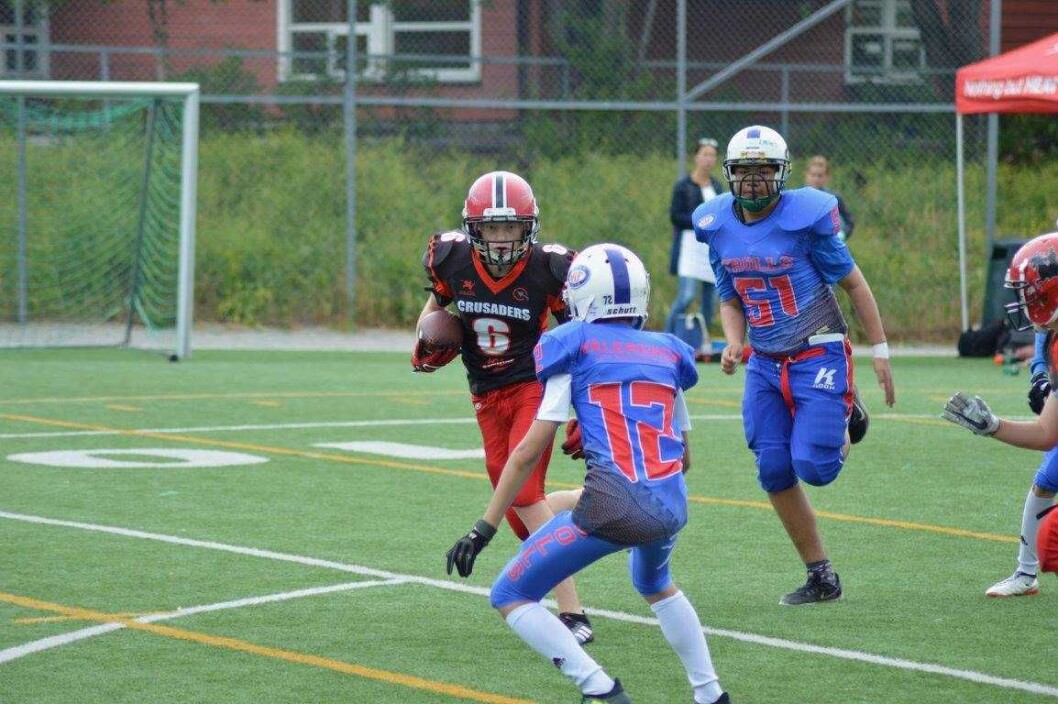 Vålerenga Trolls er den eneste klubben i Norge som også gir et tilbud til 11-åringer som vil spille amerikansk fotball. Foto: Vålerenga Trolls Vålerenga Trolls er den eneste klubben i Norge som også gir et tilbud til 11-åringer som vil spille amerikansk fotball. Foto: Vålerenga Trolls