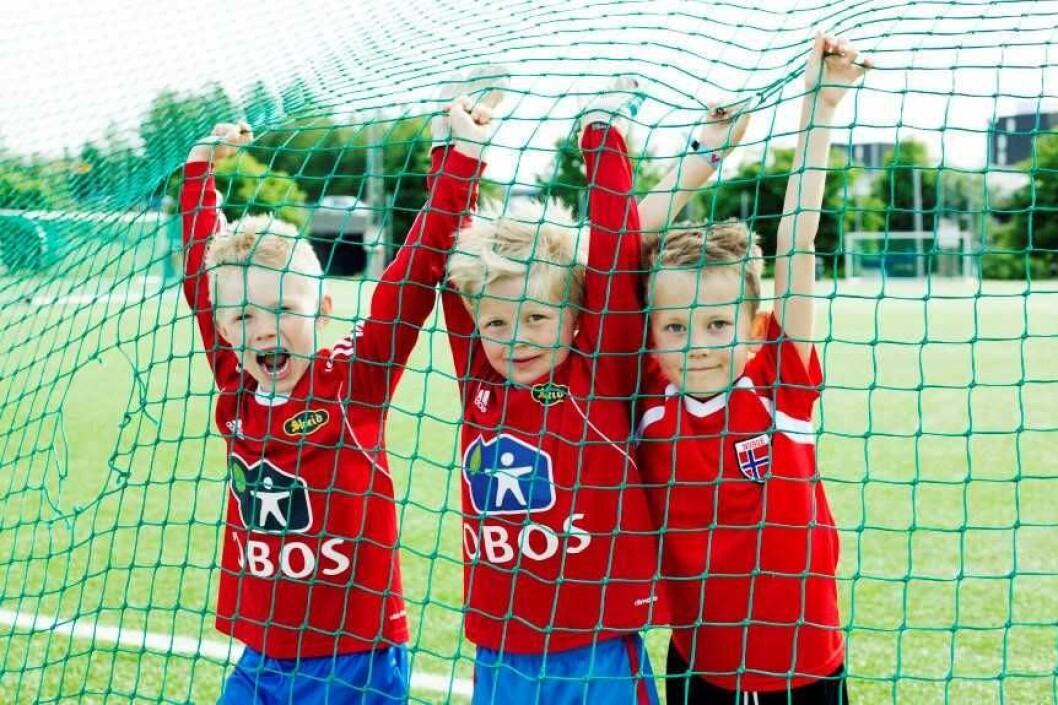 Fra lørdag og en uke fremover stiller tusenvis av små fotballspillere opp i Norway cup. Foto: Ruter