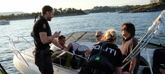 Politibåten i Oslo: — Vi stanser oftere og oftere båtførere med promille helt på grensen