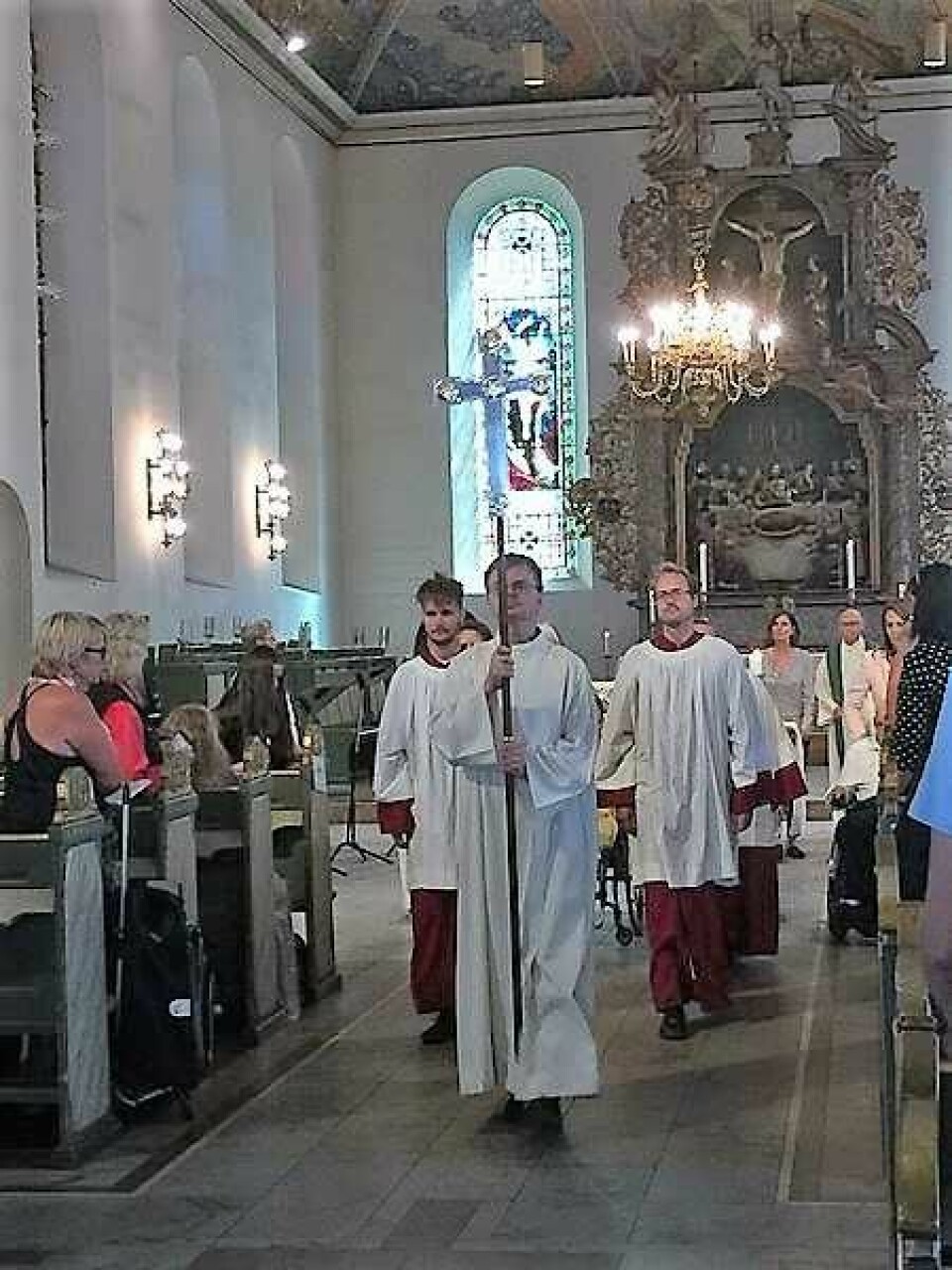 Prosesjon i Domkirken er en mektig opplevelse. Foto: Kjersti Opstad