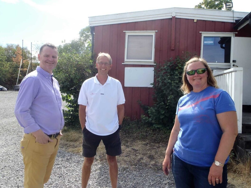 Jens Jørgen Lie (H), bydelsutvalgsleder for Frogner bydel (tv) sammen med Oslo seilforenings daglige leder Jan Petter Gamborg og Anne Rygg. Foto: Anders Høilund Jens Jørgen Lie (H), bydelsutvalgsleder for Frogner bydel (tv) sammen med Oslo seilforenings daglige leder Jan Petter Gamborg og Anne Rygg. Foto: Anders Høilund