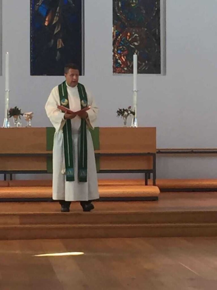 Espen Andreas Hasle er vikarprest i Nordstand kirke. Foto: Kjersti Opstad Espen Andreas Hasle er vikarprest i Nordstand kirke. Foto: Kjersti Opstad