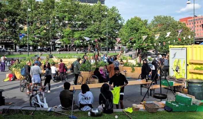 15 august var det slutt for sveleservering og grønnsaksdyrking på Vaterland. Foto: Morten Lauveng Jørgensen 15 august var det slutt for sveleservering og grønnsaksdyrking på Vaterland. Foto: Morten Lauveng Jørgensen