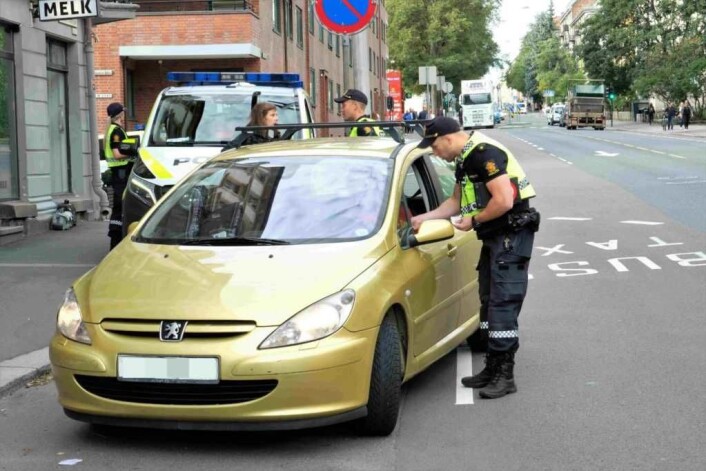 Heldigvis går antallet barn som rammes i trafikken ned. Forhåpentlig hjelper trafikkontrollene. Foto: Christian Boger Heldigvis går antallet barn som rammes i trafikken ned. Forhåpentlig hjelper trafikkontrollene. Foto: Christian Boger
