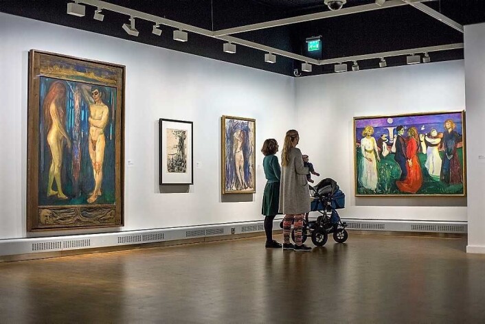 Nyt Munch med babyen. Foto: Munchmuseet Nyt Munch med babyen. Foto: Munchmuseet