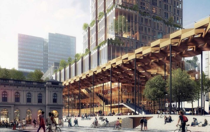 Tegning: Reiulf Ramstaf Arkitekter og C F Møller Tegning: Reiulf Ramstaf Arkitekter og C F Møller