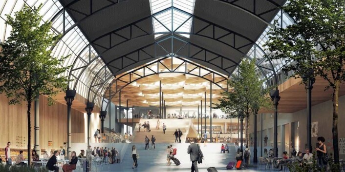 Tegning: Reiulf Ramstaf Arkitekter og C F Møller Tegning: Reiulf Ramstaf Arkitekter og C F Møller