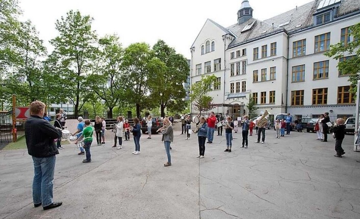 Fylkesmannen i oslo og Akershus mener Fonteneplassen ikke er en naturlig del av skolegården ved Majorstuen skole. Illustrasjonsfoto: Aktiv i Oslo / flickr Fylkesmannen i oslo og Akershus mener Fonteneplassen ikke er en naturlig del av skolegården ved Majorstuen skole. Illustrasjonsfoto: Aktiv i Oslo / flickr