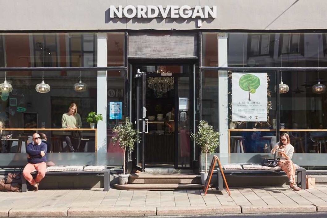 Nordvegan heter et utested med vegansk mat i Kristian IVs gate. Foto: Mandel & Sesam Nordvegan heter et utested med vegansk mat i Kristian IVs gate. Foto: Mandel & Sesam