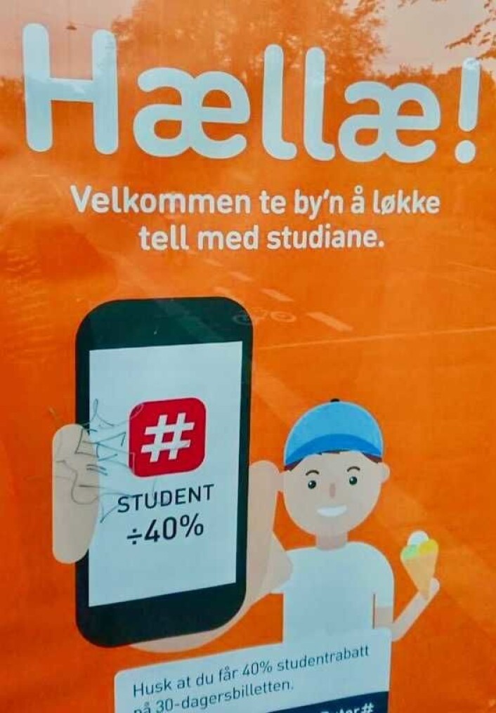 Ruter snakker østfolding til oslostudentene. Foto: Ruter Ruter snakker østfolding til oslostudentene. Foto: Ruter