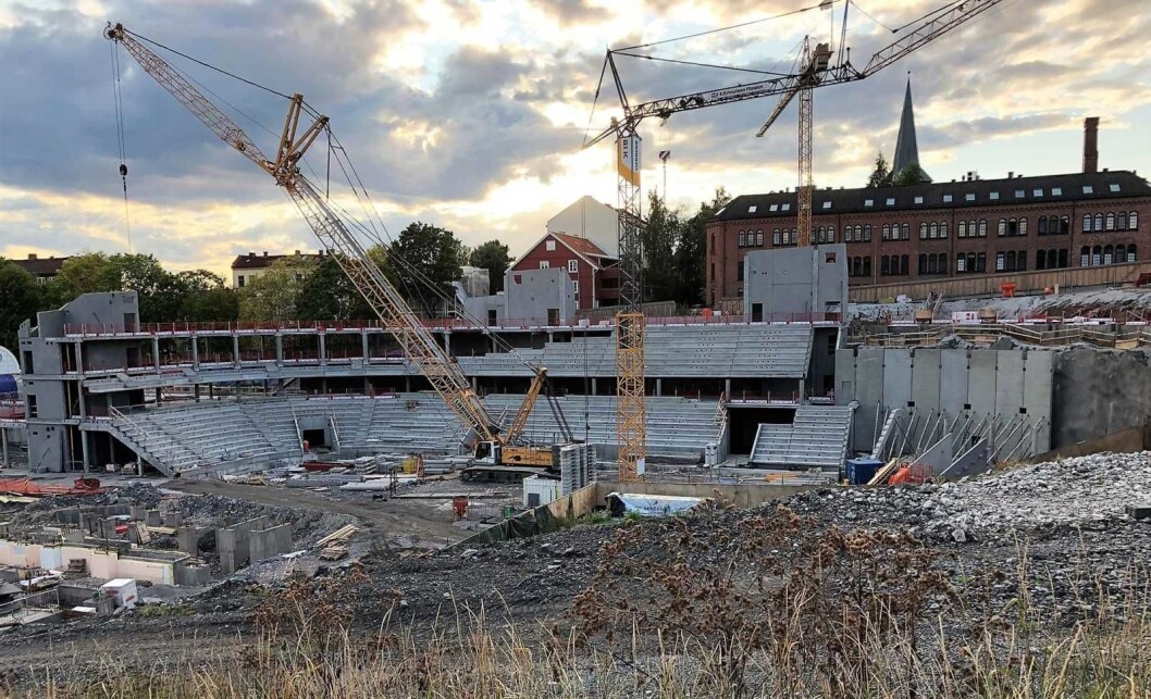 Vålerenga Ishockey hevder å ha tapt 14.5 millioner på forsinkelsene ved ferdigstillelsen av nye Jordal Amfi. Foto: Tor Arild Hansen Vålerenga Ishockey hevder å ha tapt 14.5 millioner på forsinkelsene ved ferdigstillelsen av nye Jordal Amfi. Foto: Tor Arild Hansen