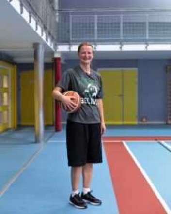 Trine Ford er tidligere elitespiller i basket. Nå skal hun og kvinner 2- laget ha det gøy, og vinne kamper i 3.divisjon. Foto: Stig Jensen Trine Ford er tidligere elitespiller i basket. Nå skal hun og kvinner 2- laget ha det gøy, og vinne kamper i 3.divisjon. Foto: Stig Jensen