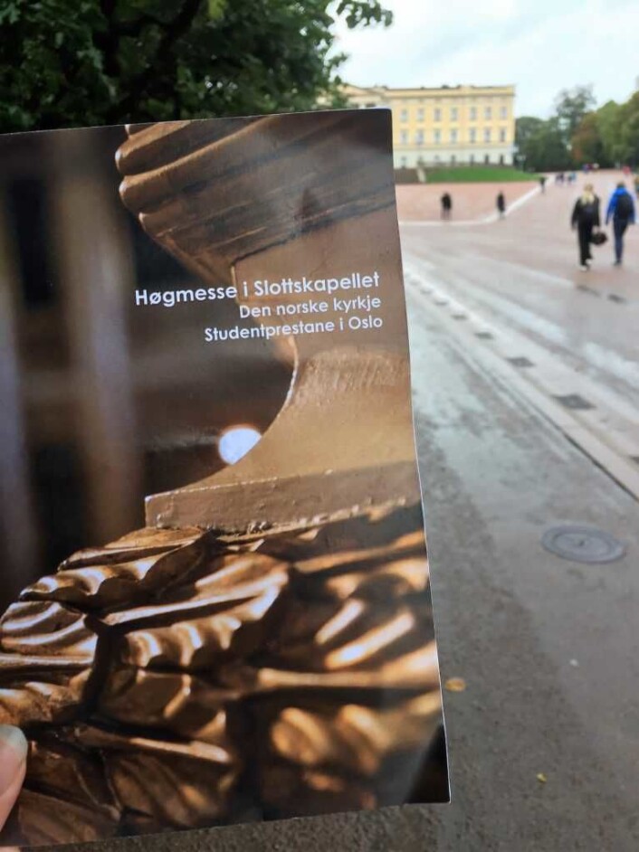 Gudstjeneste på slottet. Foto: Kjersti Opstad Gudstjeneste på slottet. Foto: Kjersti Opstad