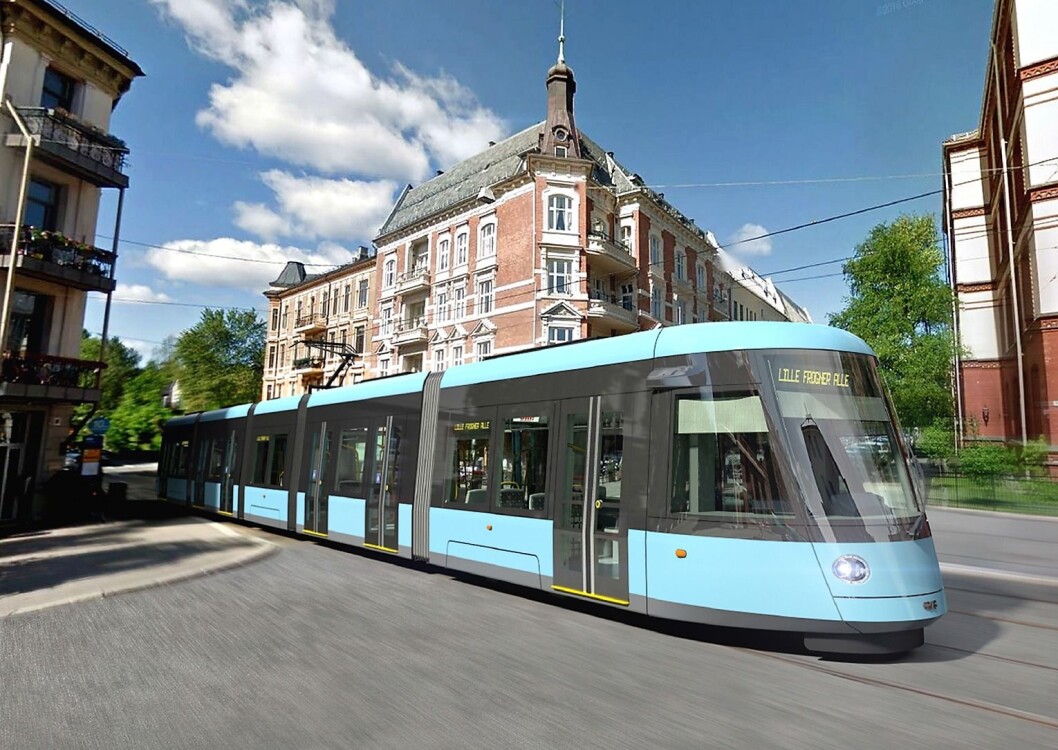 I 2024 skal alle de 87 nye trikkene være på plass i Oslo. Foto: Sporveien I 2024 skal alle de 87 nye trikkene være på plass i Oslo. Foto: Sporveien