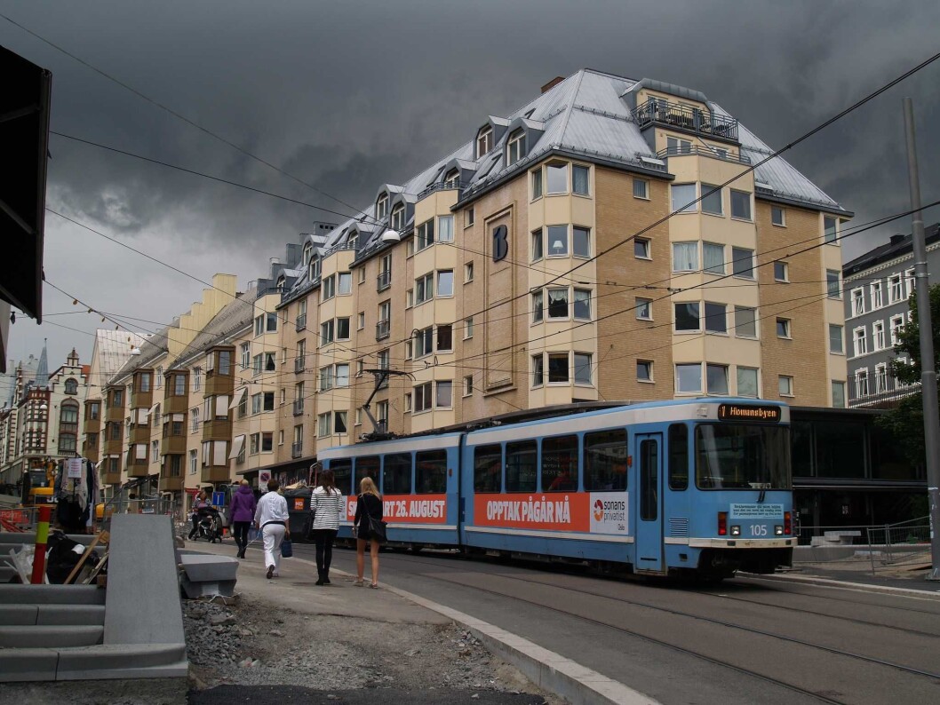 Stormen i Oslo fredag kveld er oppjustert til rødt nivå. Foto: Robot Brainz / Flickr Stormen i Oslo fredag kveld er oppjustert til rødt nivå. Foto: Robot Brainz / Flickr