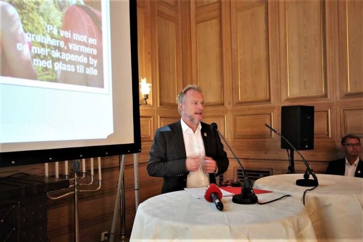 Byrådet er stolte av at Oslo kommune har fått trippel A-rating av kredittratingsbyrået Standard & Poor. Foto: André Kjernsli Byrådet er stolte av at Oslo kommune har fått trippel A-rating av kredittratingsbyrået Standard & Poor. Foto: André Kjernsli
