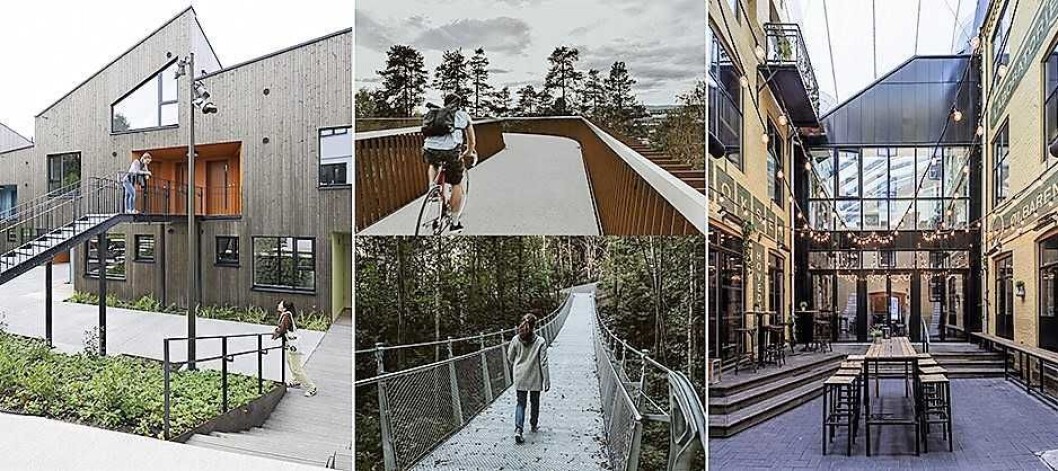 Finalistene til Oslo bys arkitekturpris 2018. Finalistene til Oslo bys arkitekturpris 2018.