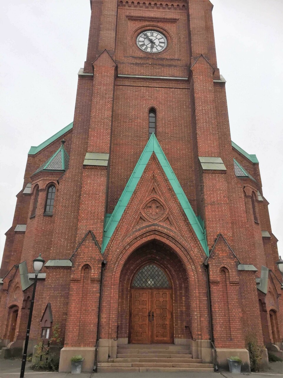 Inngangen til Uranienborg kirke. Foto: Kjersti Opstad