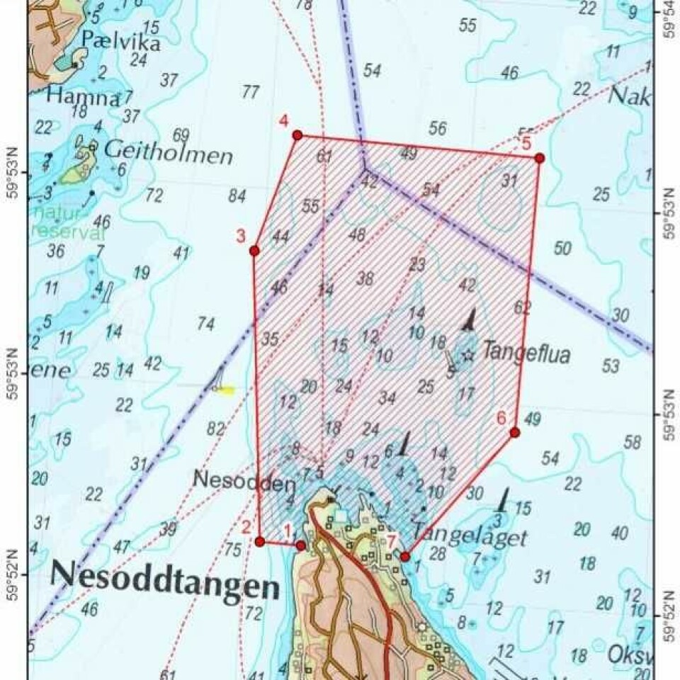 Fredningsområdet for hummer nord for Nesoddtangen er omlagt to kvadratkilometer stort. Mandag ble en ulovlig teine beslaglagt av politiet.