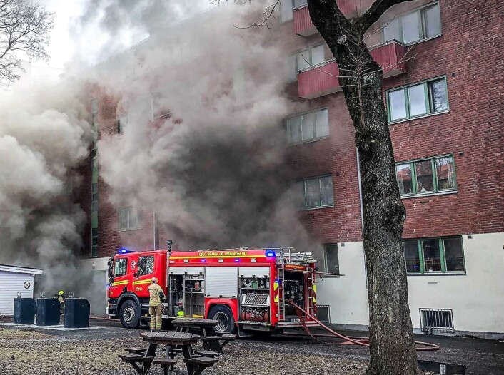 Brannvesenet advarer mot å lage mat etter å ha drukket for mye alkohol. Foto: Oslo brann- og redningsetat Brannvesenet advarer mot å lage mat etter å ha drukket for mye alkohol. Foto: Oslo brann- og redningsetat