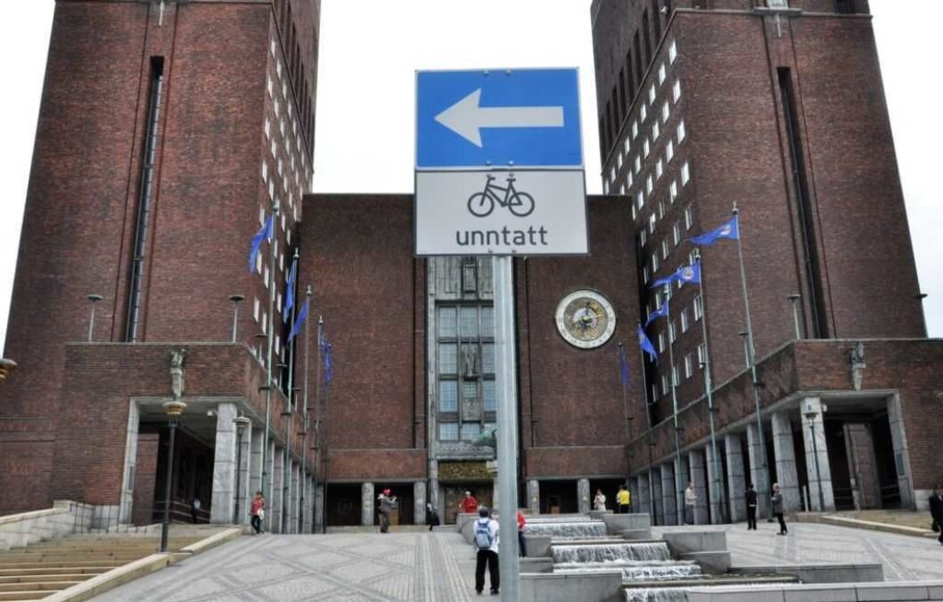 Oslos politikere erstatter gratis bilparkering i rådhusgarasjen med gratis sykkelparkering. Foto: Arnsten Linstad Oslos politikere erstatter gratis bilparkering i rådhusgarasjen med gratis sykkelparkering. Foto: Arnsten Linstad