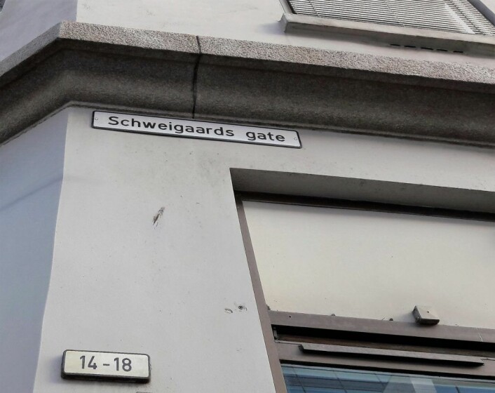Schweigaards gate på Grønland og i Gamlebyen har fått navn etter professor og politiker Anton Martin Schweigaard. Gata ble opparbeidet i 1860, og da het gata Mogangen. Foto: Anders Høilund