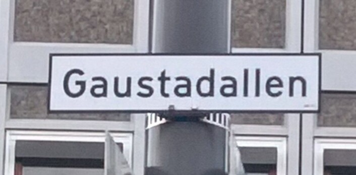 Gaustadalléen eller Gaustaddalen? Ett eller annet sted mellom bydelsutvalget i Norde Aker og A/S Veidrift har det blitt krøll på bokstavene i Gaustadalléen. Foto: Audun Lona Gaustadalléen eller Gaustaddalen? Ett eller annet sted mellom bydelsutvalget i Norde Aker og A/S Veidrift har det blitt krøll på bokstavene i Gaustadalléen. Foto: Audun Lona