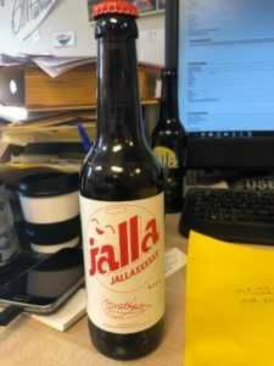 X-ene i JALLAXXXXXX får det til å se ut som navnet Jallasprite er sensurert, mener Coca-Colas advokat. Foto: O. Mathisen