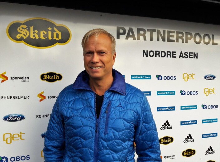 Styremedlem Erling Geir Iversen i Skeid forteller at det er viktig for hele klubben at Skeidbanen forblir hjemmebane også neste sesong.Foto: Anders Høilund Styremedlem Erling Geir Iversen i Skeid forteller at det er viktig for hele klubben at Skeidbanen forblir hjemmebane også neste sesong.Foto: Anders Høilund