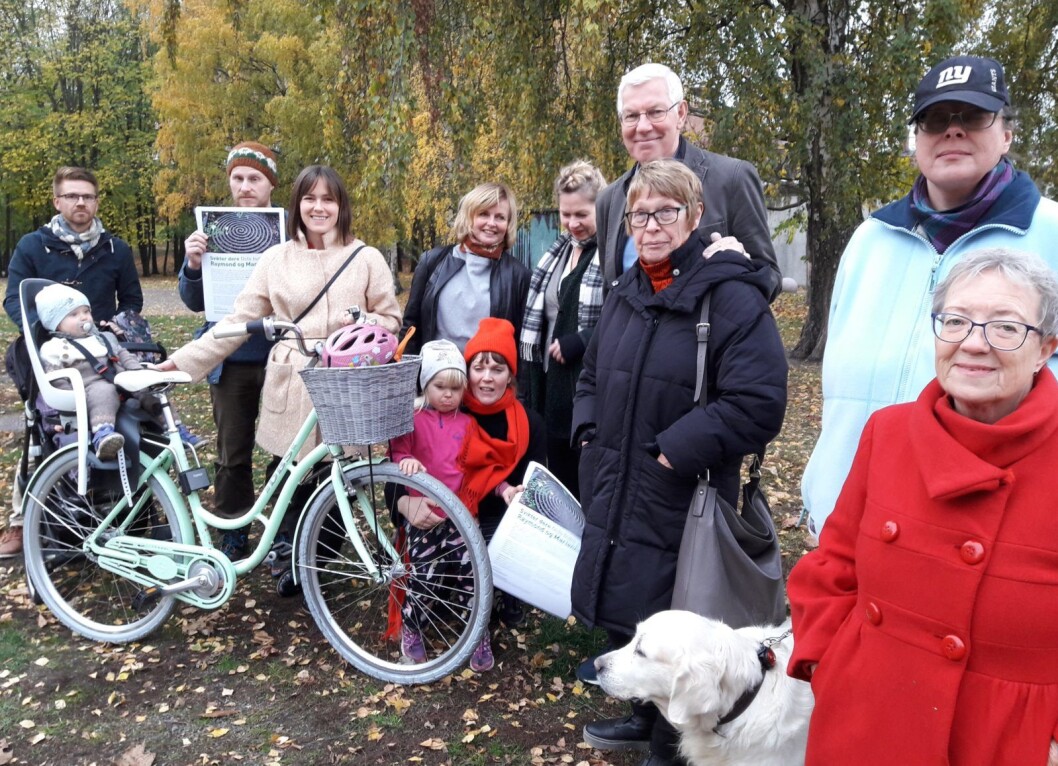 Engasjementet for å få ferdigstilt parken er stort. Foto: Anders Høilund Engasjementet for å få ferdigstilt parken er stort. Foto: Anders Høilund