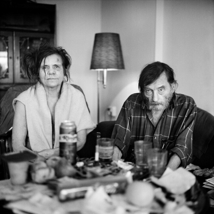 Helge og Anniken har kjent hverandre siden de jobbet sammen for et flyttebyrå en gang på nittitallet. Foto: Brian Cliff Olguin Helge og Anniken har kjent hverandre siden de jobbet sammen for et flyttebyrå en gang på nittitallet. Foto: Brian Cliff Olguin