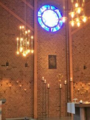 Nye Prinsdal og Hauketo kirke er tegnet av arkitekt Arne Sæter. Foto: Kjersti Opstad Nye Prinsdal og Hauketo kirke er tegnet av arkitekt Arne Sæter. Foto: Kjersti Opstad