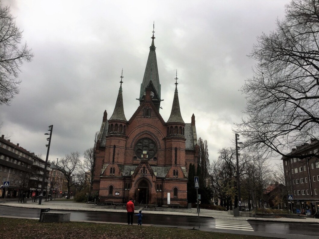 Sterk seremoni i Sagene kirke på allehelgensaften. Foto: Kjersti Opstad Sterk seremoni i Sagene kirke på allehelgensaften. Foto: Kjersti Opstad