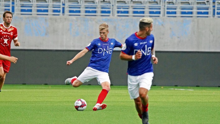 Samúel Kári Friðjónsson imponerte på Islands U21. Foto: Kenneth Berger Samúel Kári Friðjónsson imponerte på Islands U21. Foto: Kenneth Berger
