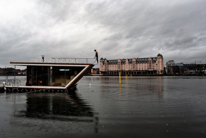 Oslo Fjord Sauna og havnelageret. Foto: Erik Holland Haukebø Oslo Fjord Sauna og havnelageret. Foto: Erik Holland Haukebø