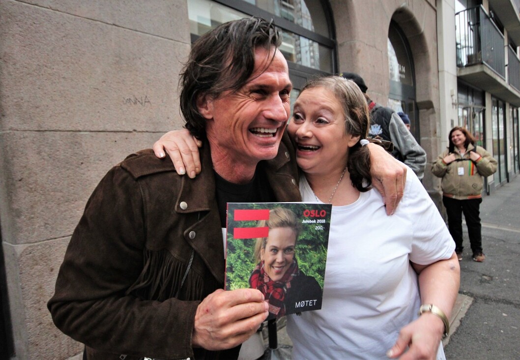 Petter Stordalen og =Oslo selger Gina.. Foto: André Kjernsli Petter Stordalen og =Oslo selger Gina.. Foto: André Kjernsli