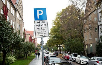 Oslo vil endre reglene for beboerparkering