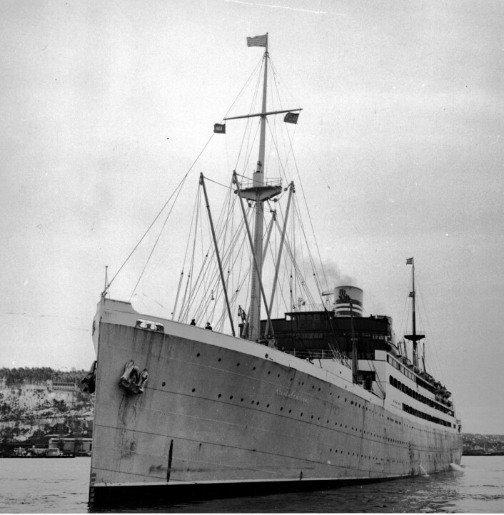 Standarden ombord på Amerikabåten Stavangerfjord, her fotografert i 1954, ville neppe tilfredsstilt dagens cruispassasjerer. Men skipet var smekkert og svært godt egnet for å krysse Atlanterhavet. Foto: NTB / Scanpix Standarden ombord på Amerikabåten Stavangerfjord, her fotografert i 1954, ville neppe tilfredsstilt dagens cruispassasjerer. Men skipet var smekkert og svært godt egnet for å krysse Atlanterhavet. Foto: NTB / Scanpix