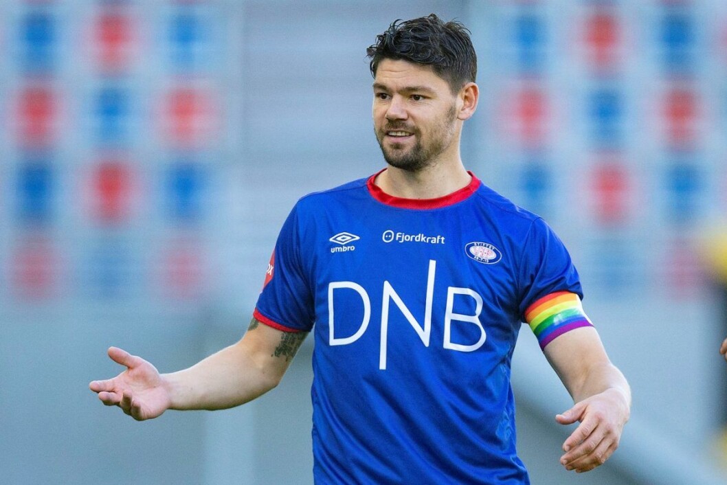 Vålerengas Daniel Fredheim Holm under eliteseriekampen i fotball mellom Vålerenga og Bodø/Glimt på Intility Arena lørdag.
Foto: Fredrik Hagen / NTB scanpix Vålerengas Daniel Fredheim Holm under eliteseriekampen i fotball mellom Vålerenga og Bodø/Glimt på Intility Arena lørdag.
Foto: Fredrik Hagen / NTB scanpix