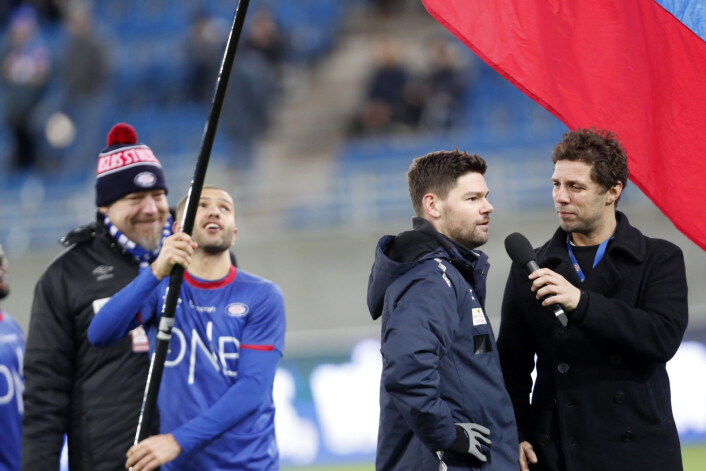 En tidligere Skeid-gutt intervjuer en tidligere Skeid-gutt. Men både Daniel Fredheim Holm og Freddy dos Santos (til v.) ble store helter i Vålerenga. Foto: Terje Bendiksby / NTB scanpix En tidligere Skeid-gutt intervjuer en tidligere Skeid-gutt. Men både Daniel Fredheim Holm og Freddy dos Santos (til v.) ble store helter i Vålerenga. Foto: Terje Bendiksby / NTB scanpix