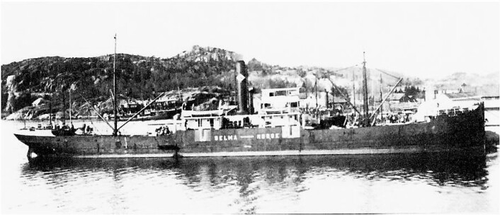 DS Selma hjemme i Kristiansand. Skipet ble minesprengt 25. oktober 1915 på vei fra Middlesbrough til Nantes med jernlast. Bildet er hentet fra Odd Birkelands samling og stilt til rådighet for NDLA av Lillesand Sjømannsforening. DS Selma hjemme i Kristiansand. Skipet ble minesprengt 25. oktober 1915 på vei fra Middlesbrough til Nantes med jernlast. Bildet er hentet fra Odd Birkelands samling og stilt til rådighet for NDLA av Lillesand Sjømannsforening.