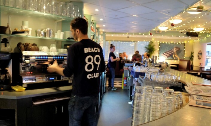 Trist og sårt at Beach klubb på Aker Brygge legges ned, mener de ansatte, men sånn er livet, sier de. Foto: Anders Høilund Trist og sårt at Beach klubb på Aker Brygge legges ned, mener de ansatte, men sånn er livet, sier de. Foto: Anders Høilund