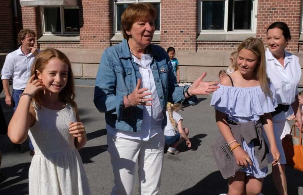 Ordfører marianne Borgen topper SVs liste foran neste års kommunevalg. Her er ordføreren avbildet under et besøk på Bolteløkka skole tidligere i høst. Arkivfoto: Christian Boger / VårtOslo Ordfører marianne Borgen topper SVs liste foran neste års kommunevalg. Her er ordføreren avbildet under et besøk på Bolteløkka skole tidligere i høst. Arkivfoto: Christian Boger / VårtOslo