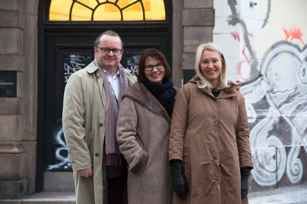 Arne H. Krumsvik; rektor Høyskolen Kristiania, Solfrid Lind; administrerende direktør ved Høyskolen Kristiania og Ann Kristin Norum; rektor ved Norges dansehøyskole. Foto: Camilla Storvollen Arne H. Krumsvik; rektor Høyskolen Kristiania, Solfrid Lind; administrerende direktør ved Høyskolen Kristiania og Ann Kristin Norum; rektor ved Norges dansehøyskole. Foto: Camilla Storvollen