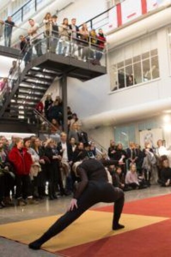 Danseoppvisning ved Norges dansehøyskole. Foto: Camilla Storvollen Danseoppvisning ved Norges dansehøyskole. Foto: Camilla Storvollen