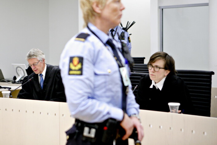 Advokat Harald Stabell og Maria Bergram Aas i aksjon i Oslo Tingrett. Foto: Anette Karlsen / NTB Scanpix Advokat Harald Stabell og Maria Bergram Aas i aksjon i Oslo Tingrett. Foto: Anette Karlsen / NTB Scanpix