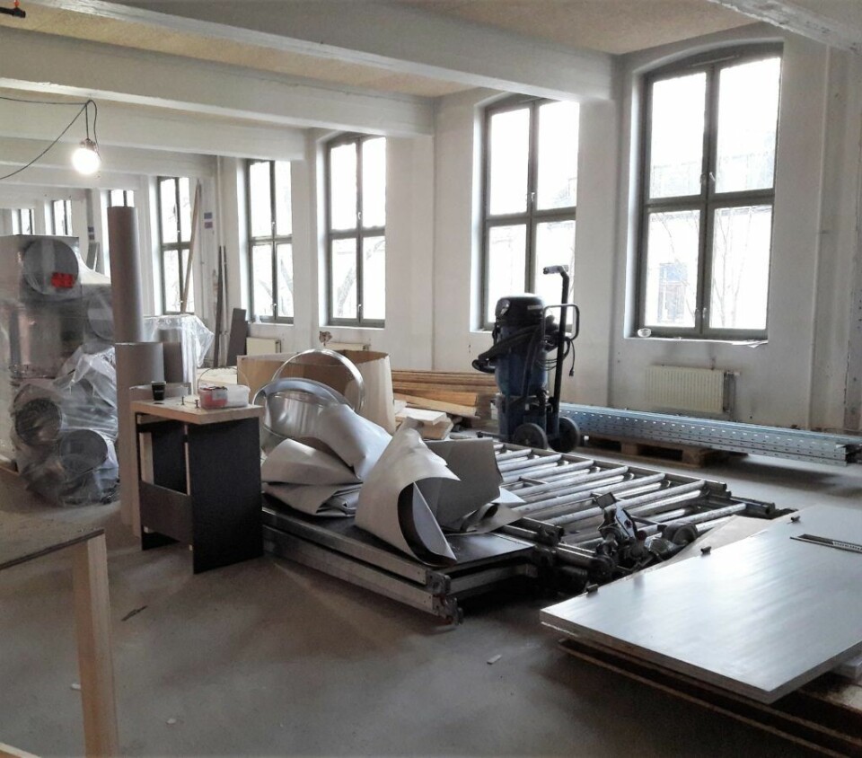Allerede i slutten av januar kommer de første for å arbeide i Factory Tøyens cowork space. Foto: Anders Høilund